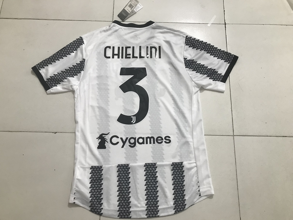 AAA Quality Juventus 22/23 Home Chiellini #3 Last Match(Player)